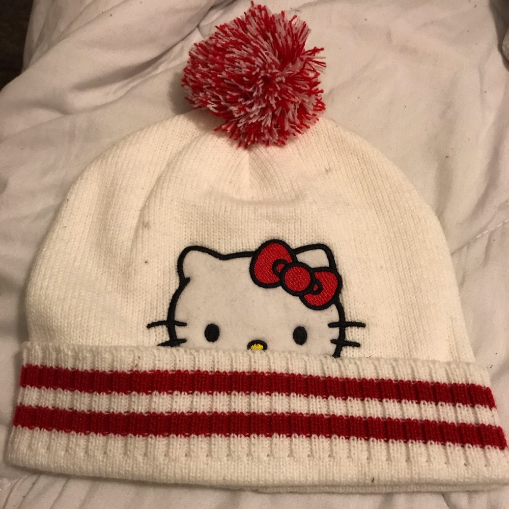 Hello Kitty Pom Beanie